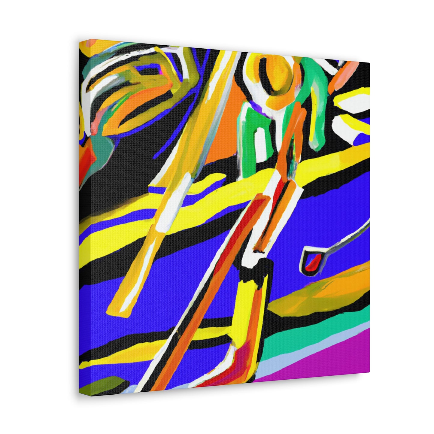 Skating in Abstraction - Canvas