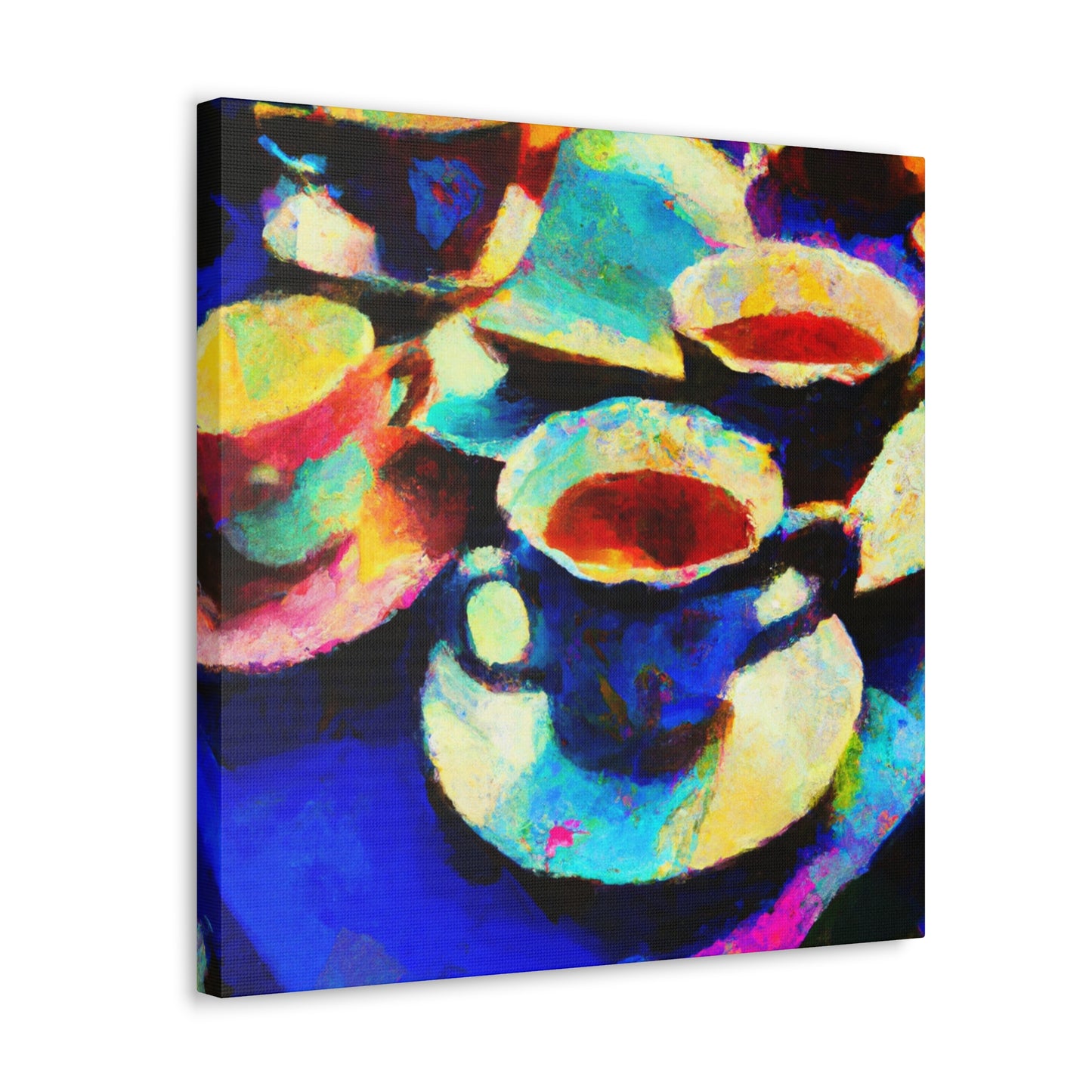 Tea Cups Galore! - Canvas