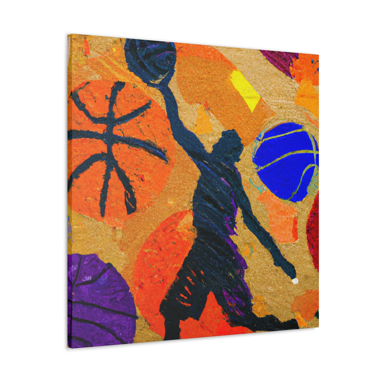 "Hoops: A Tribute" - Canvas