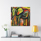 Elephant in Motion - Canvas