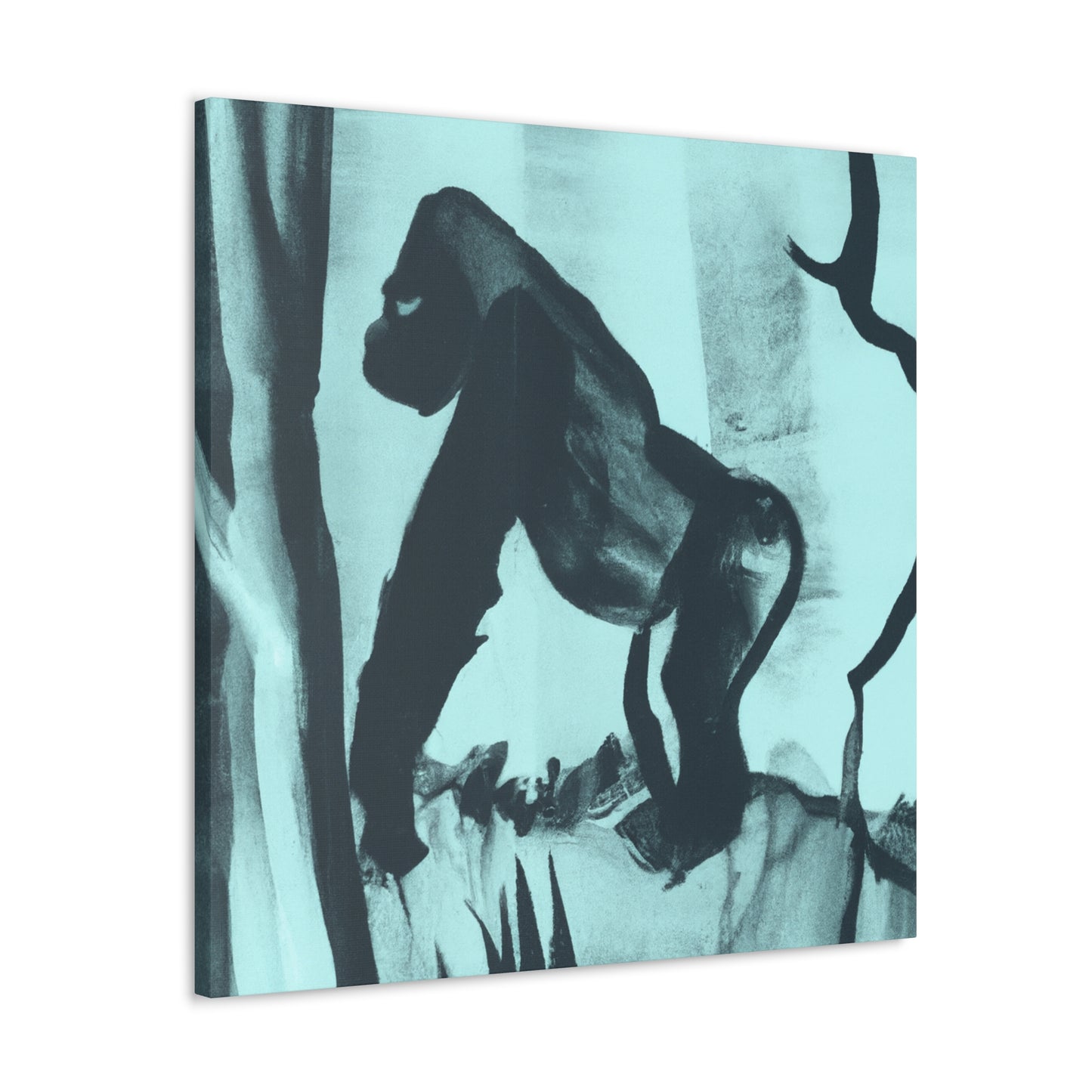 Gorilla in Dali's Dream - Canvas