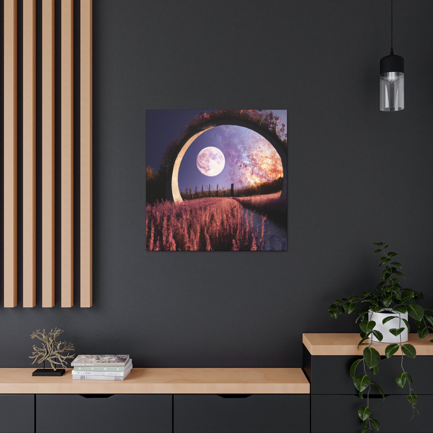 Dreamy Twilight Scene - Canvas