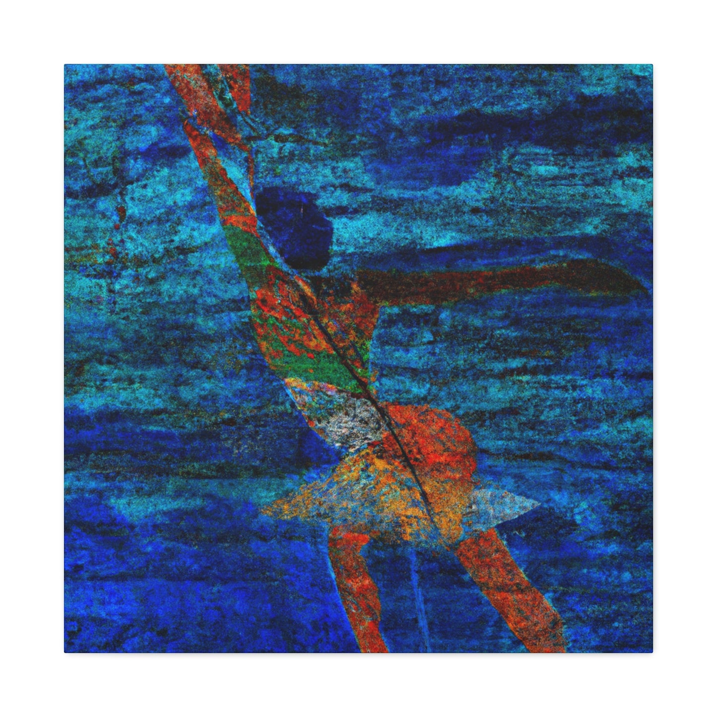 Gymnasts in Motion - Canvas