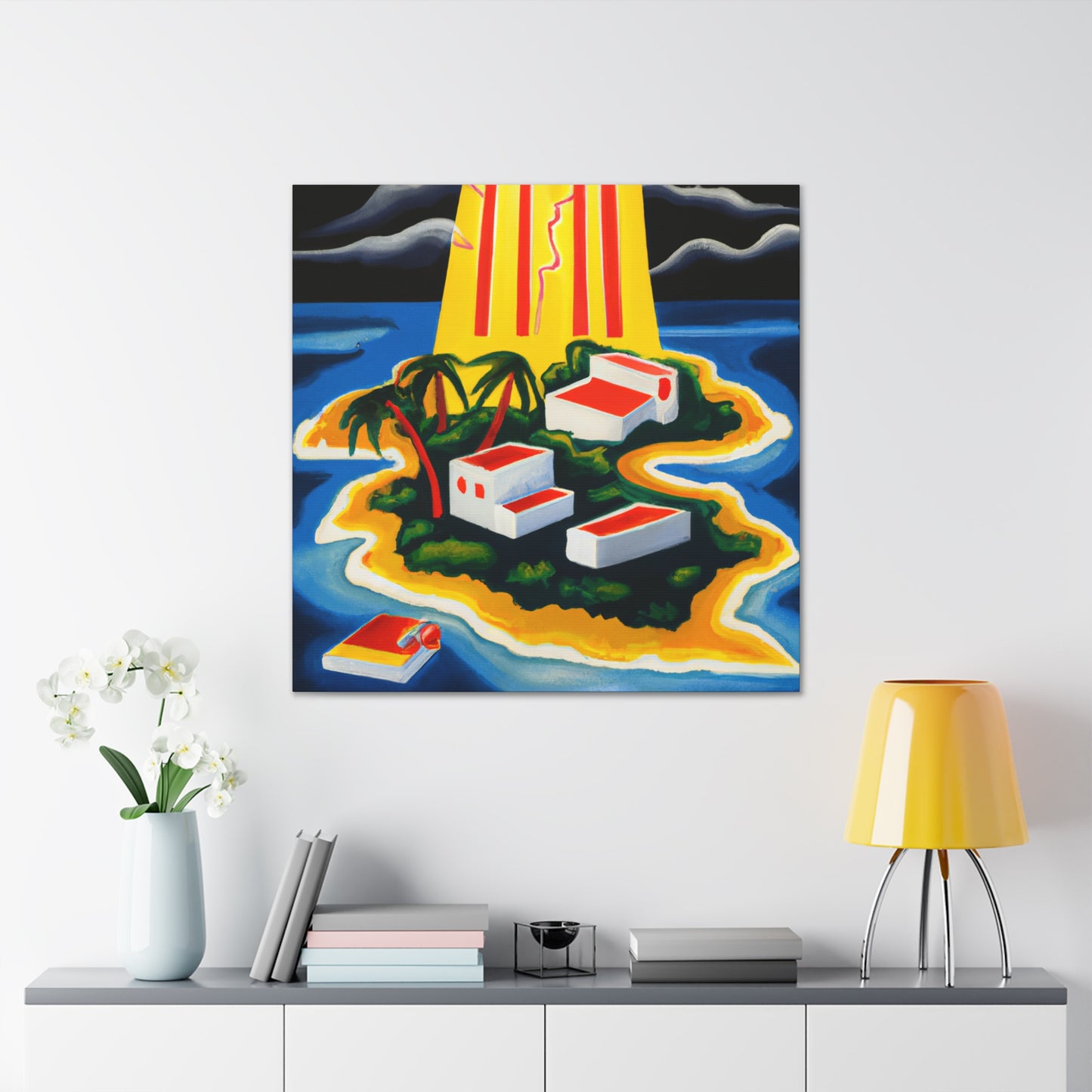 Island Paradise Deco - Canvas