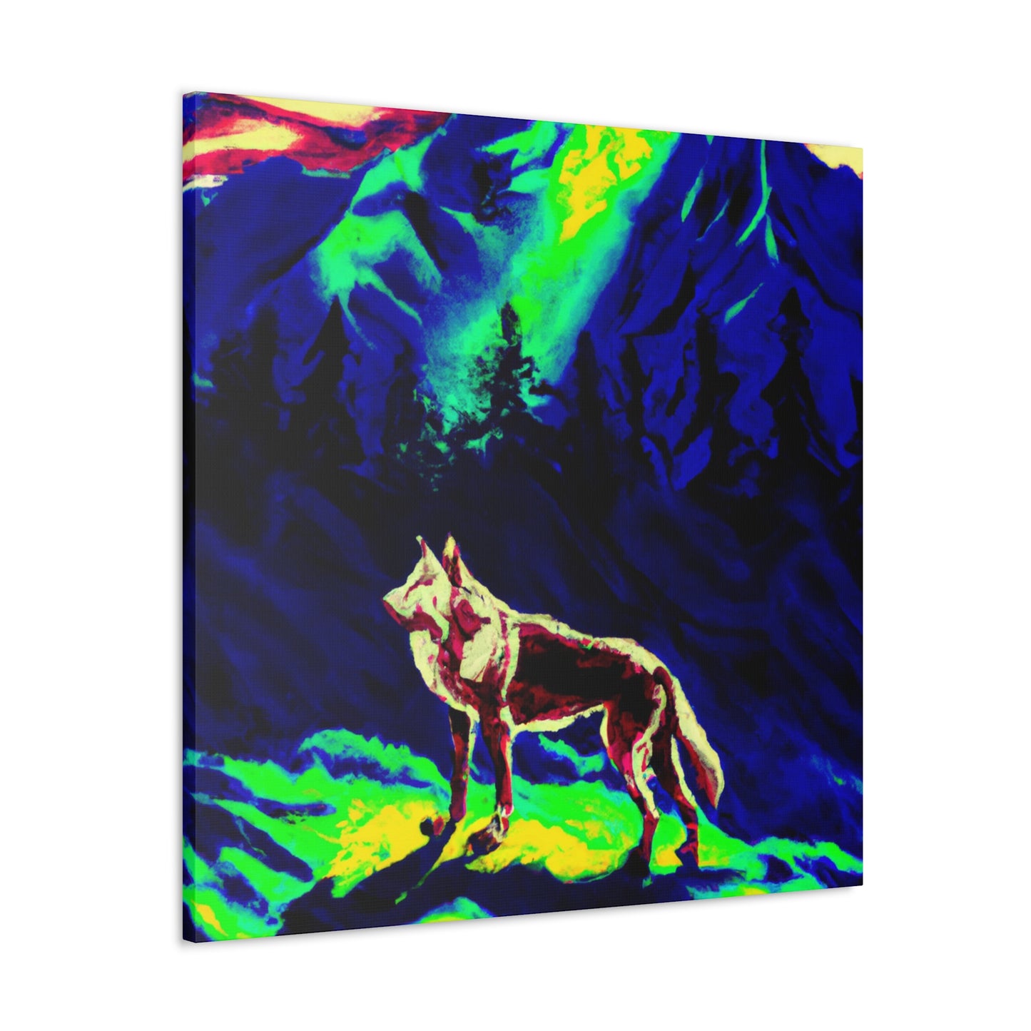 "Wolf Pop Masterpiece" - Canvas