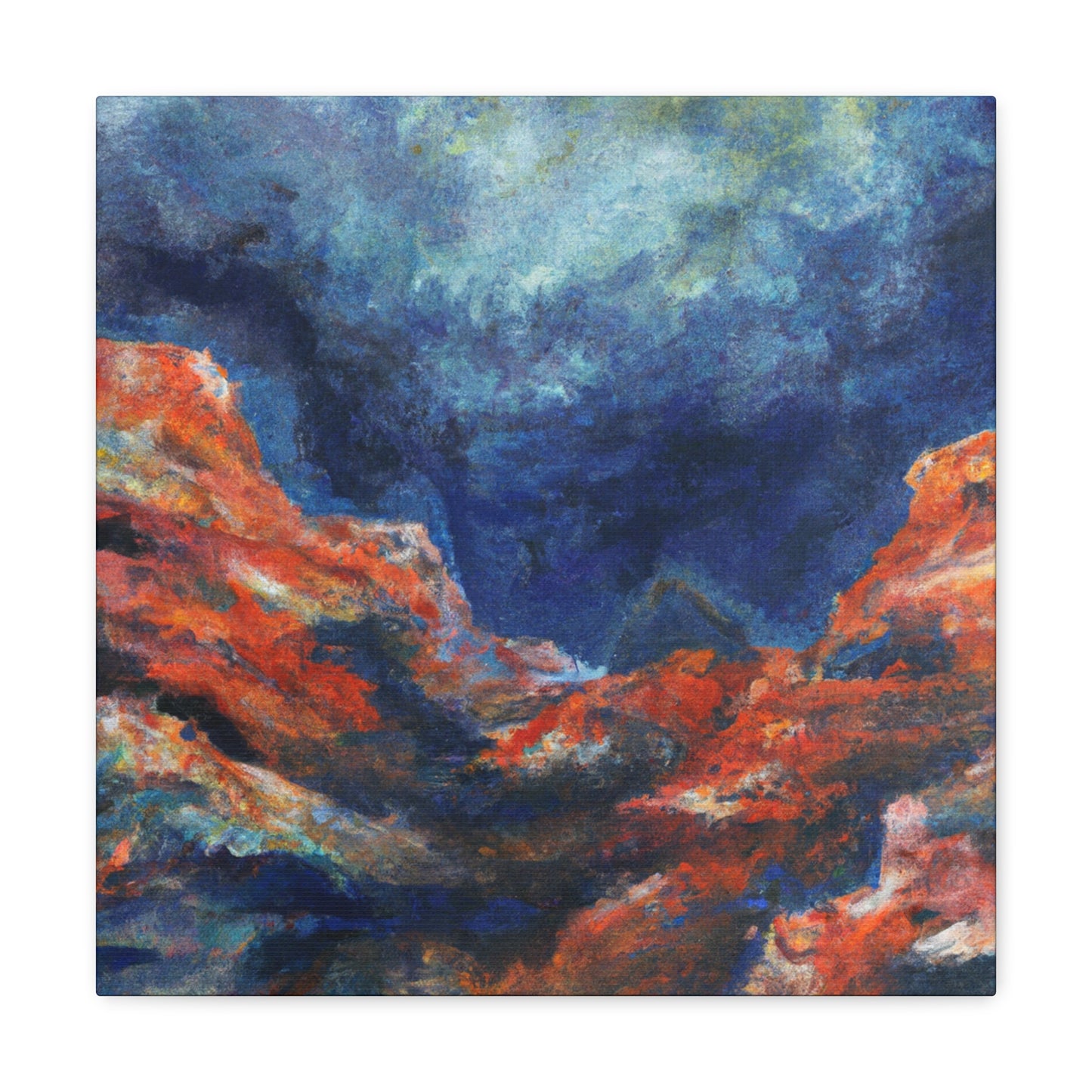 "Canyon in Impressionism" - Canvas