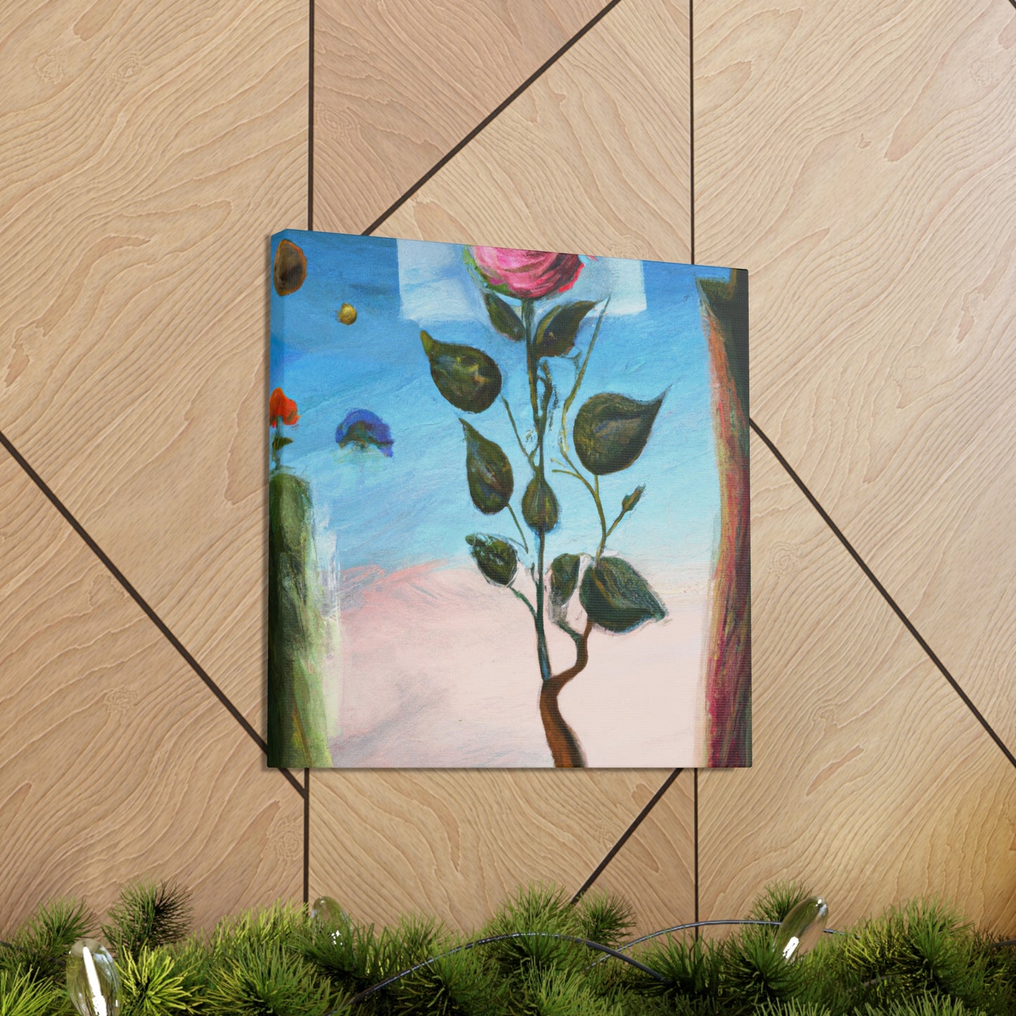 Rose of Abstract Dreams - Canvas