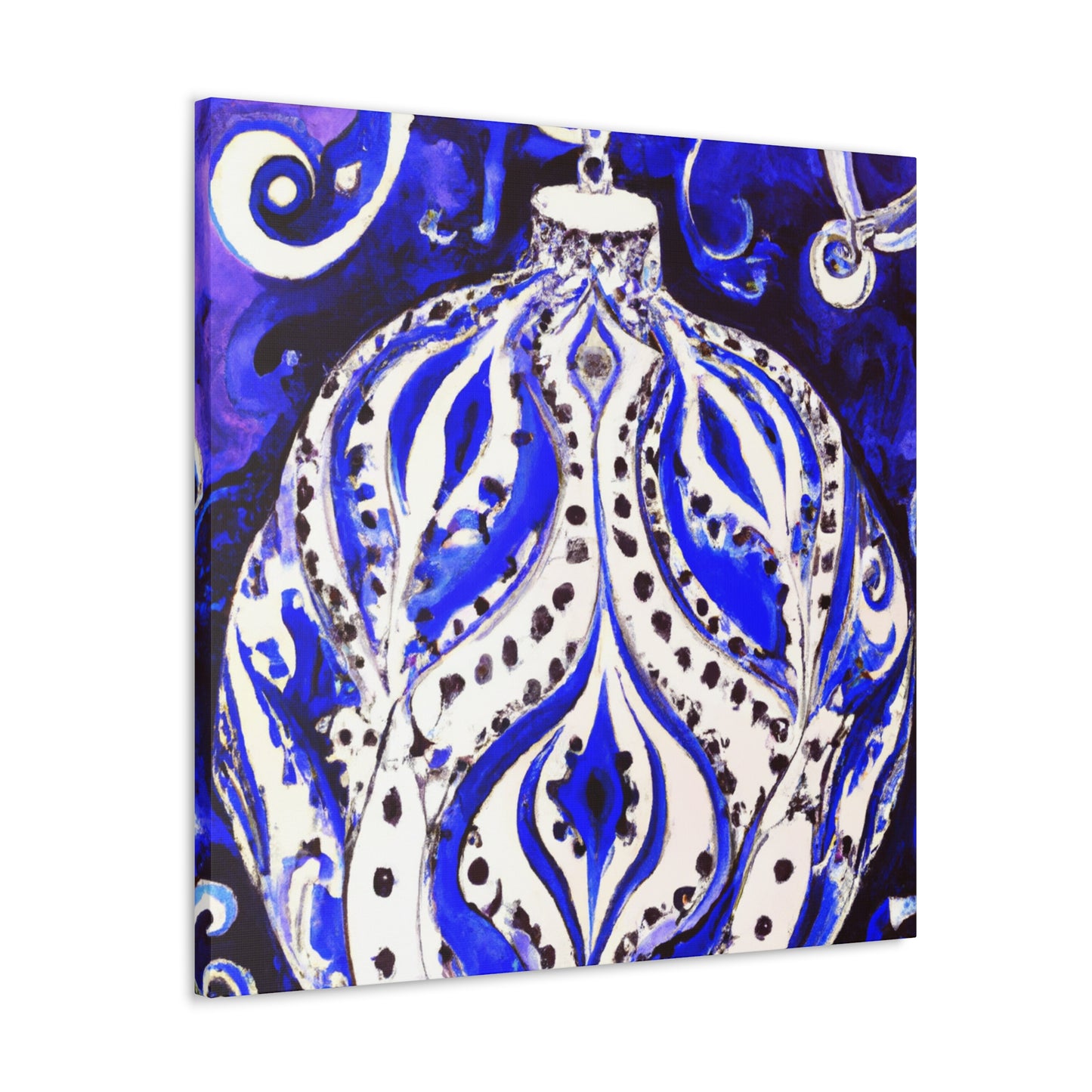 "Christmas Ornament Splendor" - Canvas