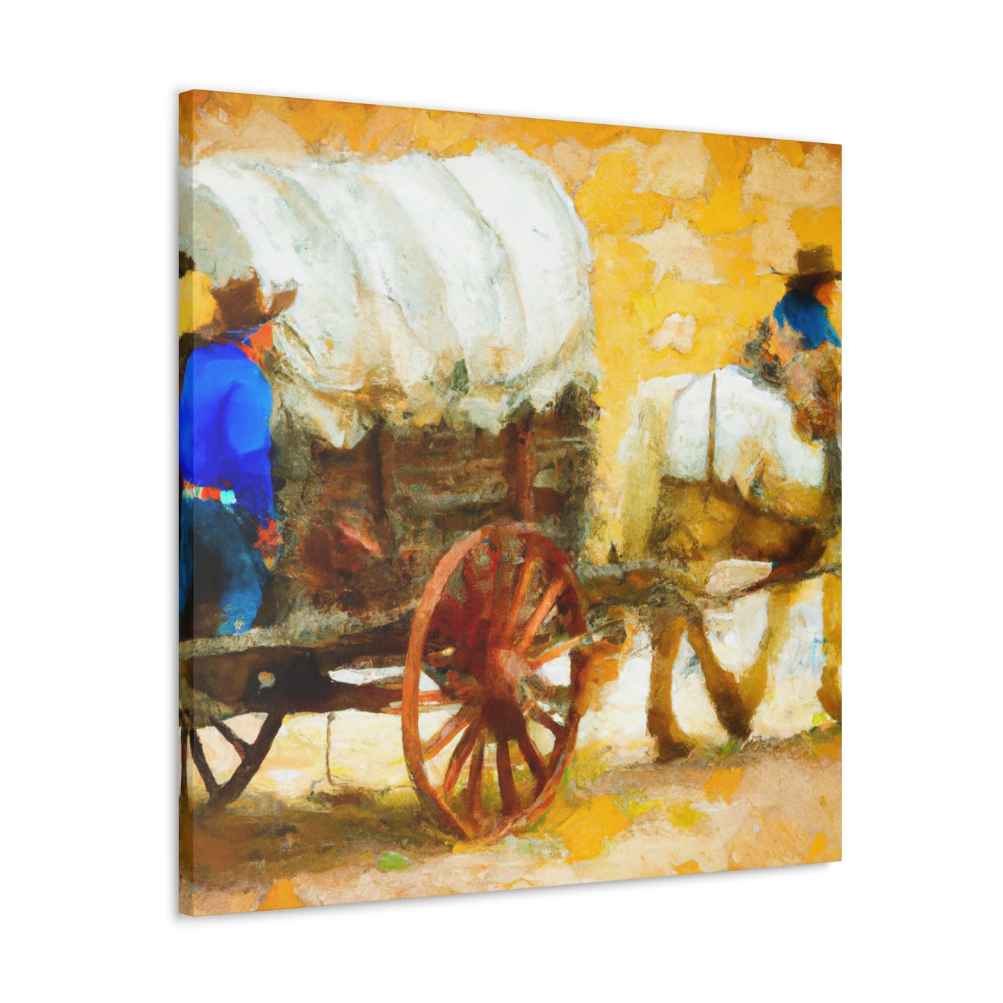 Chuck Wagon Reflections - Canvas