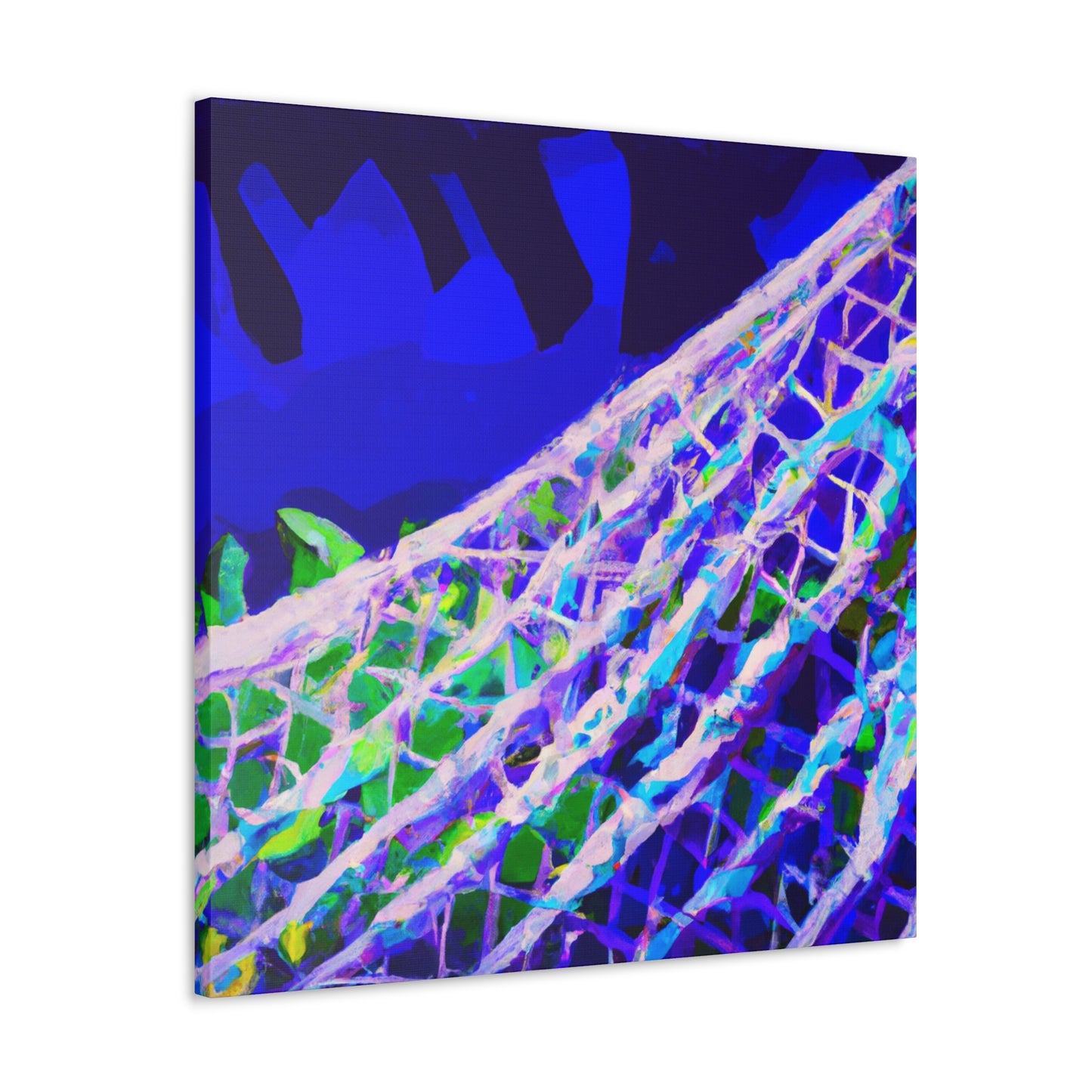 Fishing Nets in Moonlight - Canvas