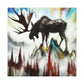 Moose on a Canvas - Canvas