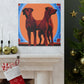 Ridgeback Art Deco. - Canvas