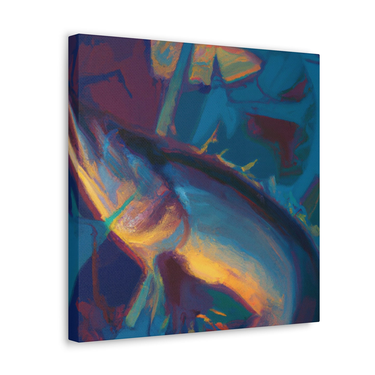 Pike Fish Surrealism - Canvas