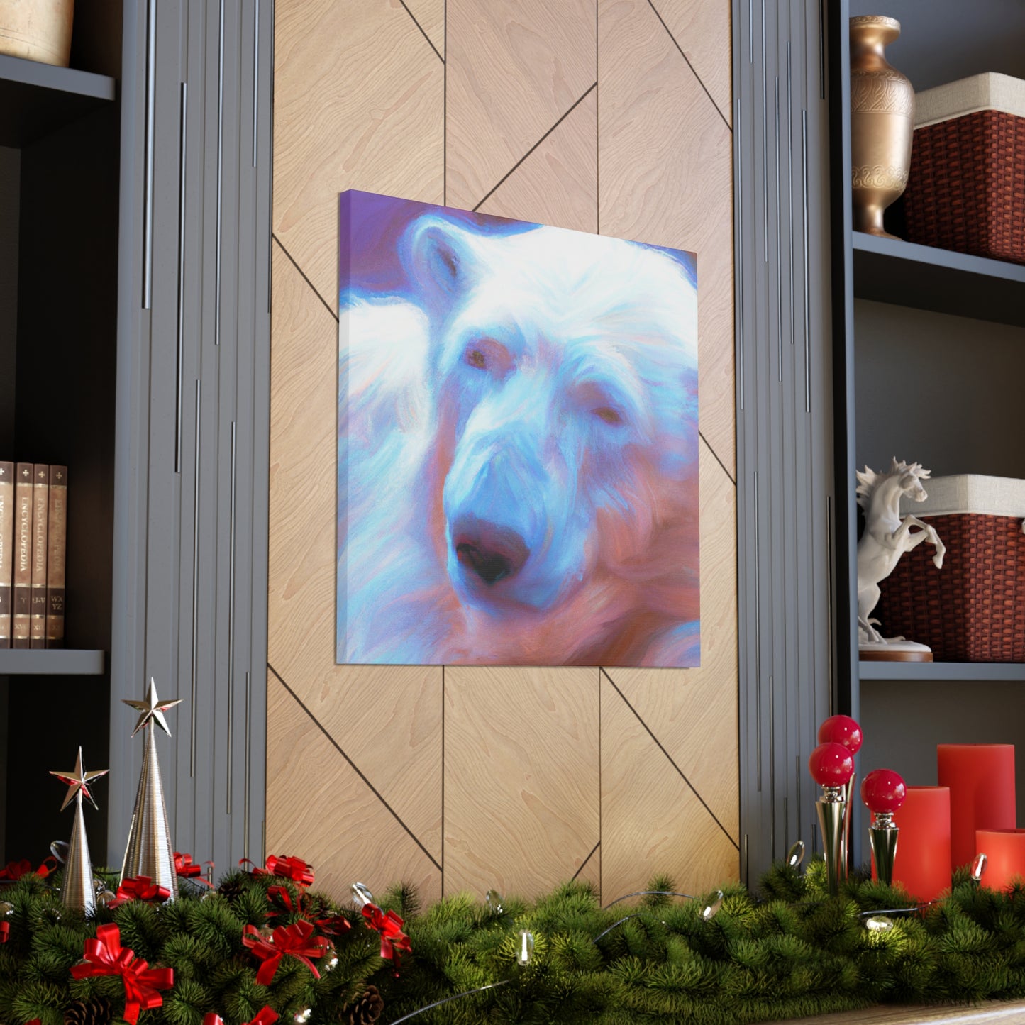 Polar Bear Impressionism - Canvas