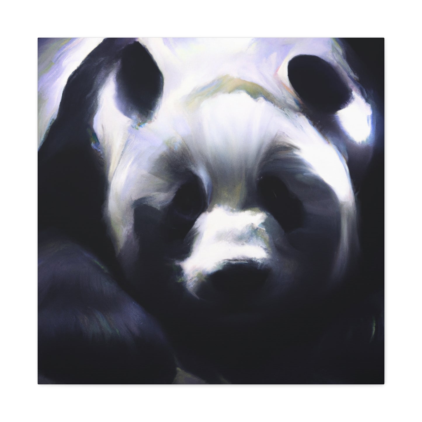 "Panda in the Neon" - Canvas