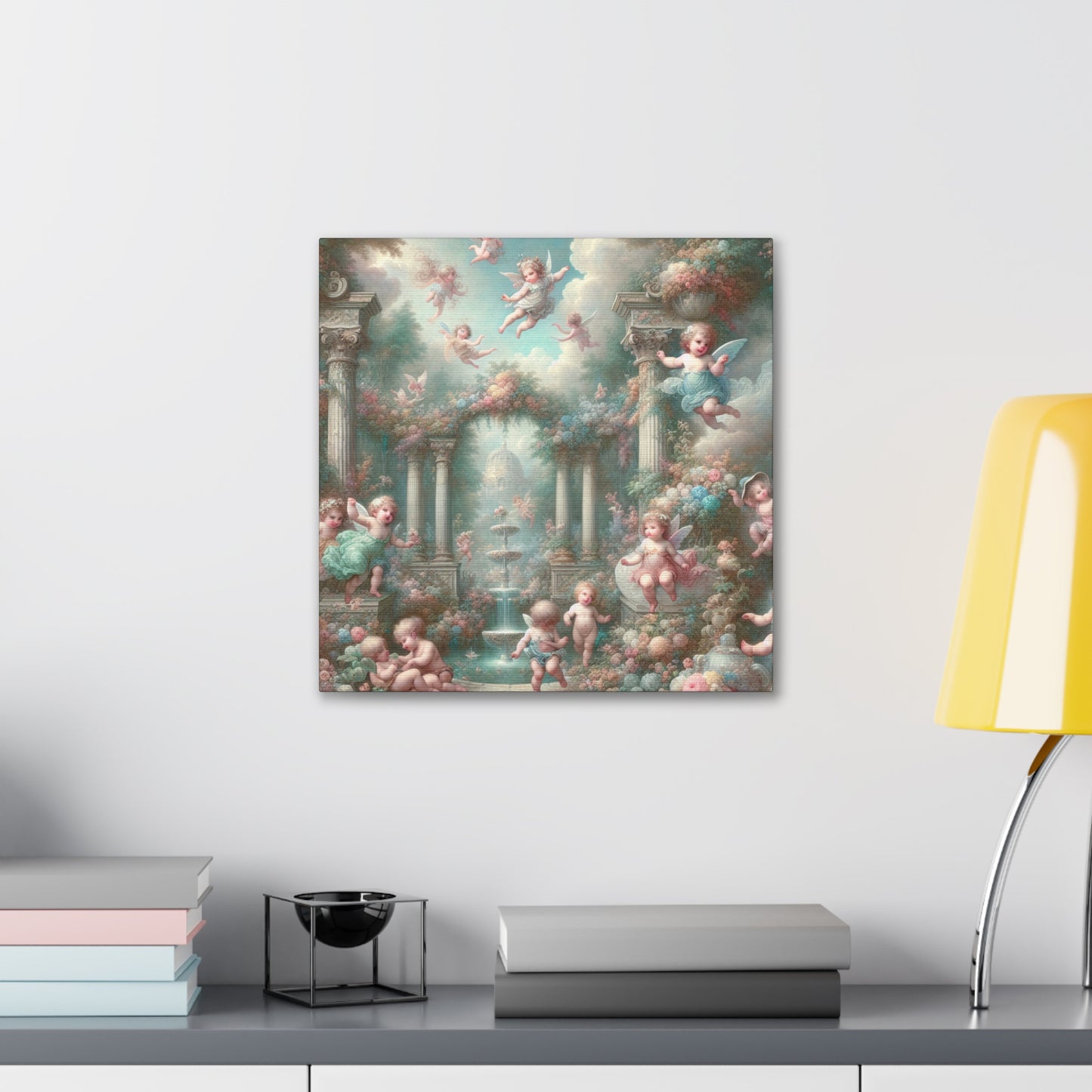 Whimsical Garden Dreams - Canvas