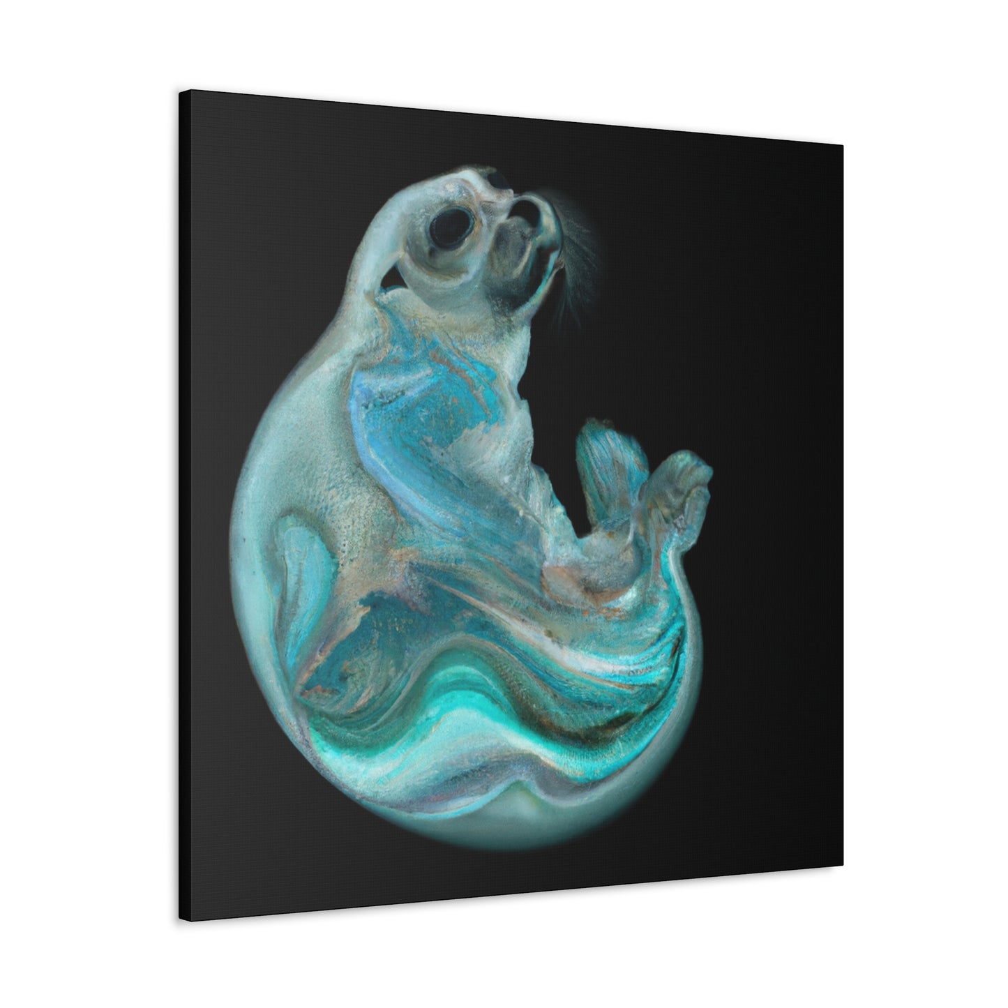 Harp Seal Reflection Dance - Canvas