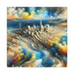 "Eclectic Urban Serenity" - Canvas