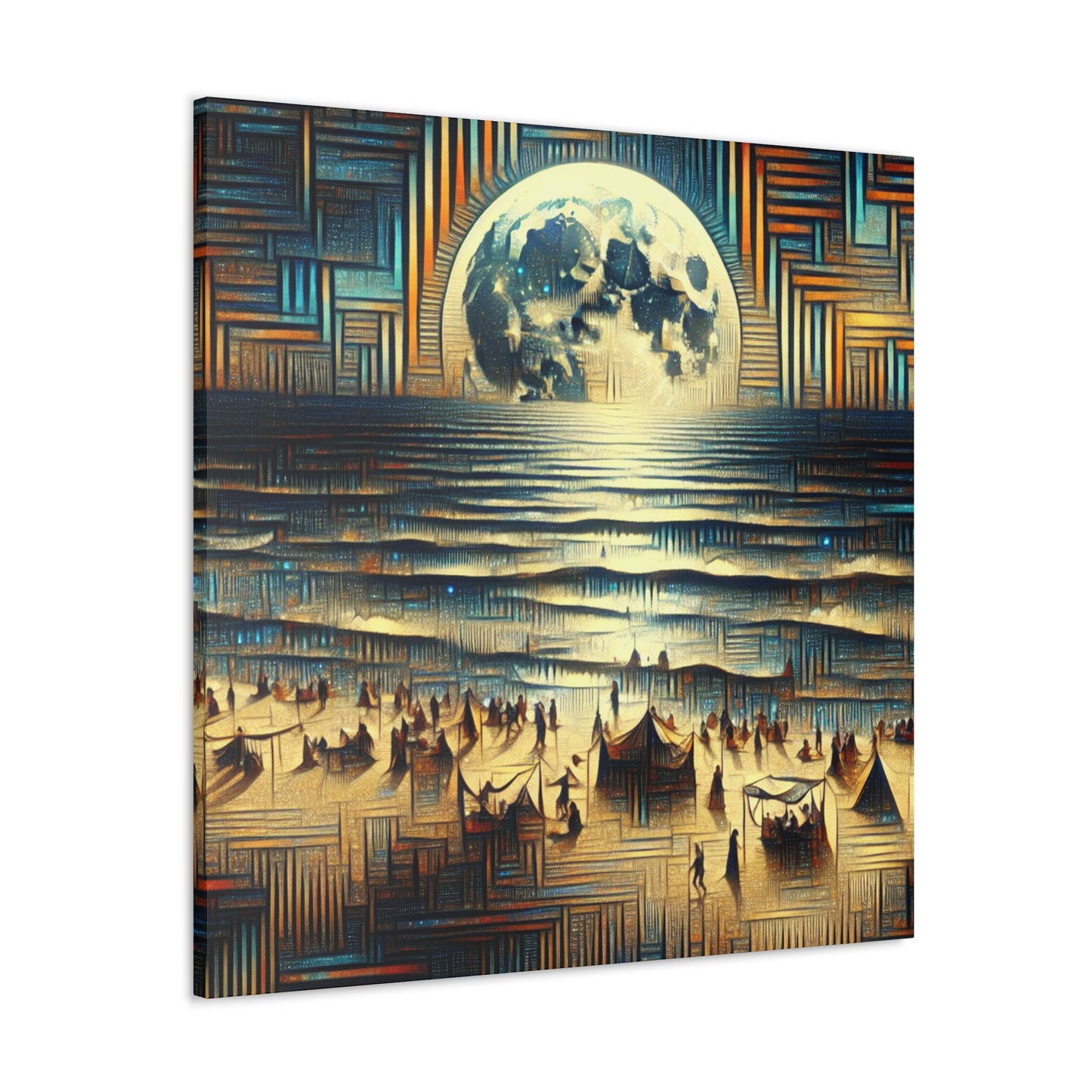 Celestial Nocturnal Revelry - Canvas