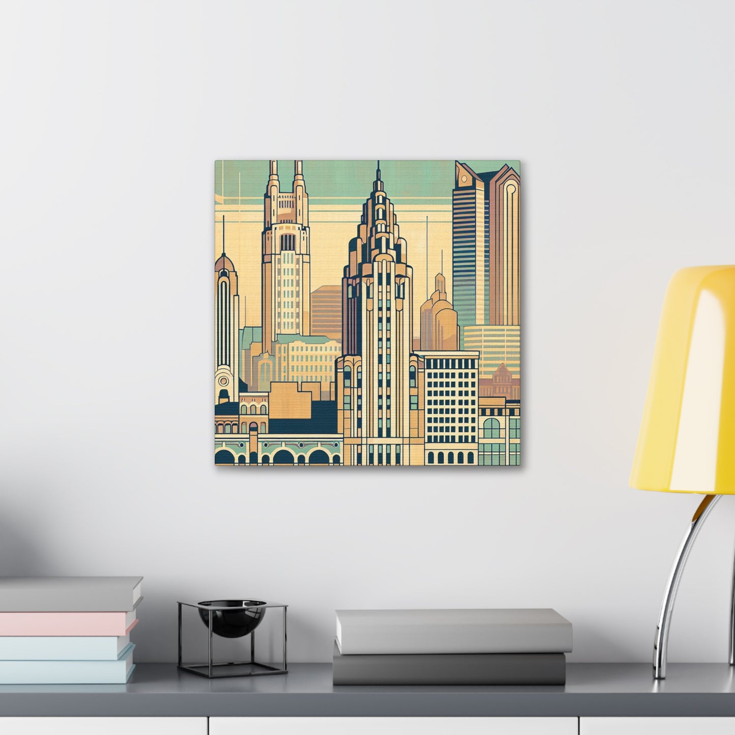 "Floral Impressions of Columbus" - Canvas