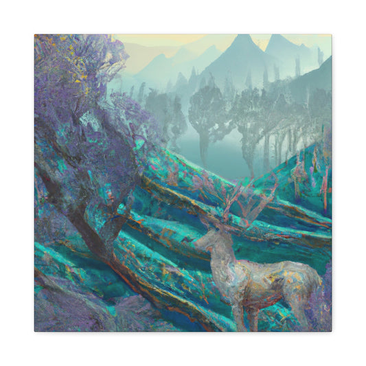 Deer in the Glade - Canvas