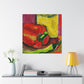 "Cascading Peppers Fauvism" - Canvas