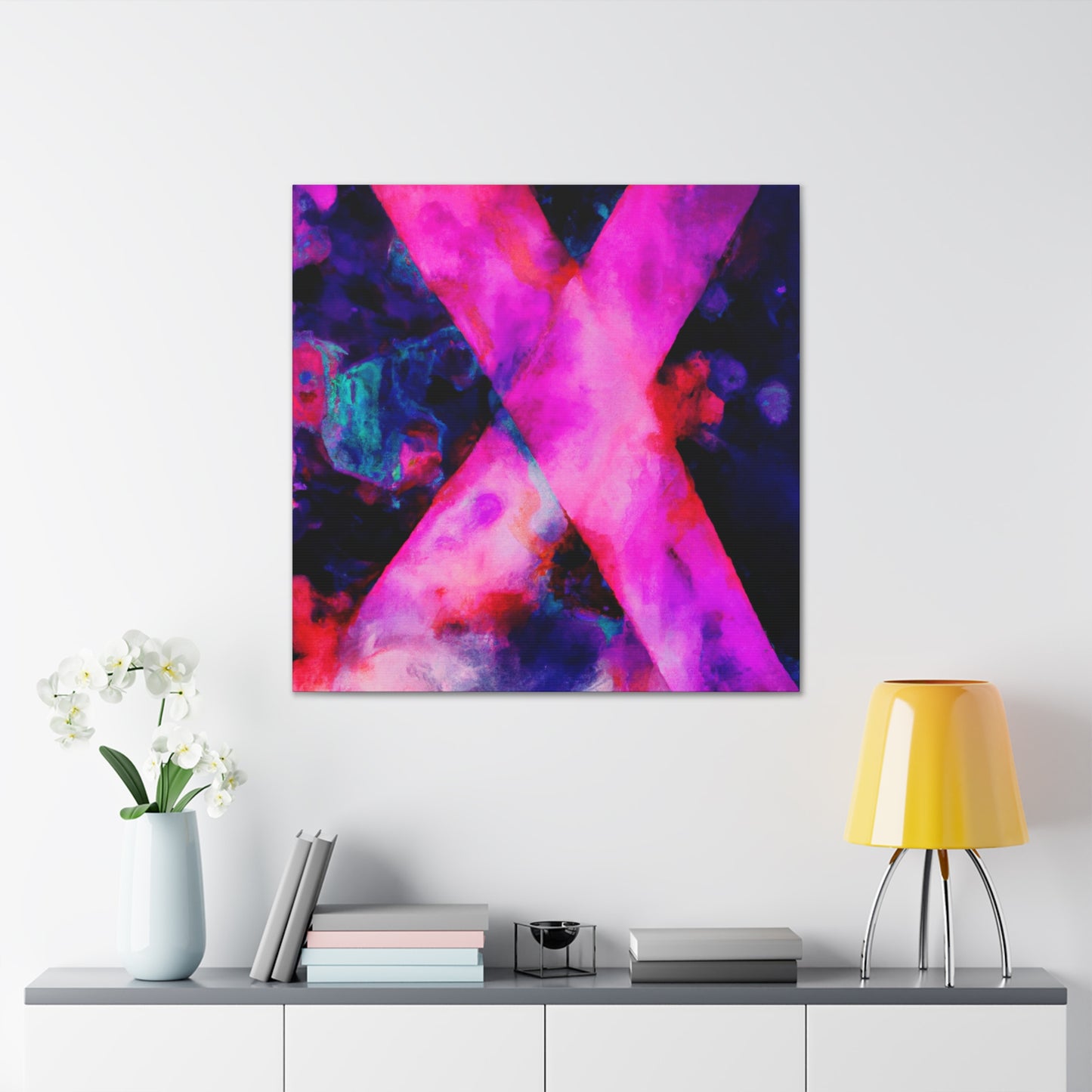 "X in Abstraction Form" - Canvas