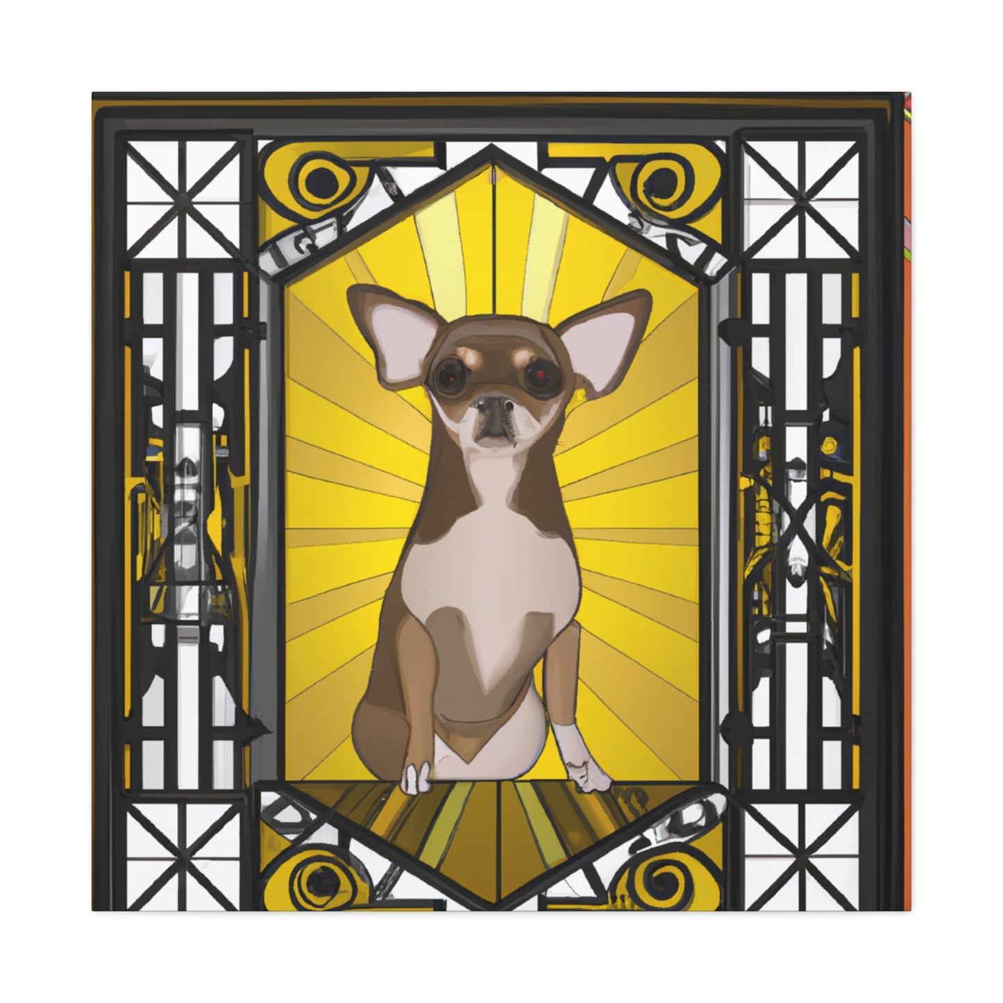 Radiating Chihuahua Splendor - Canvas