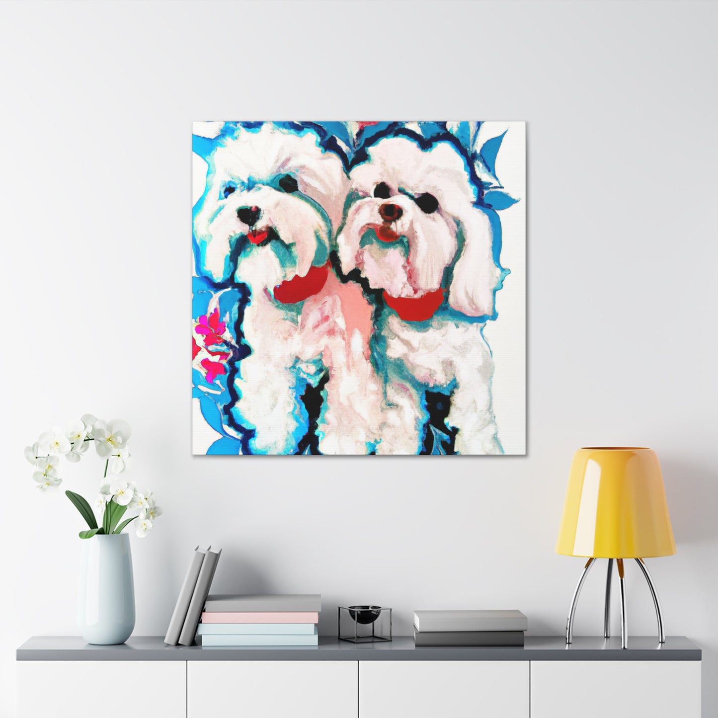 Maltese Nouveau Beauty - Canvas