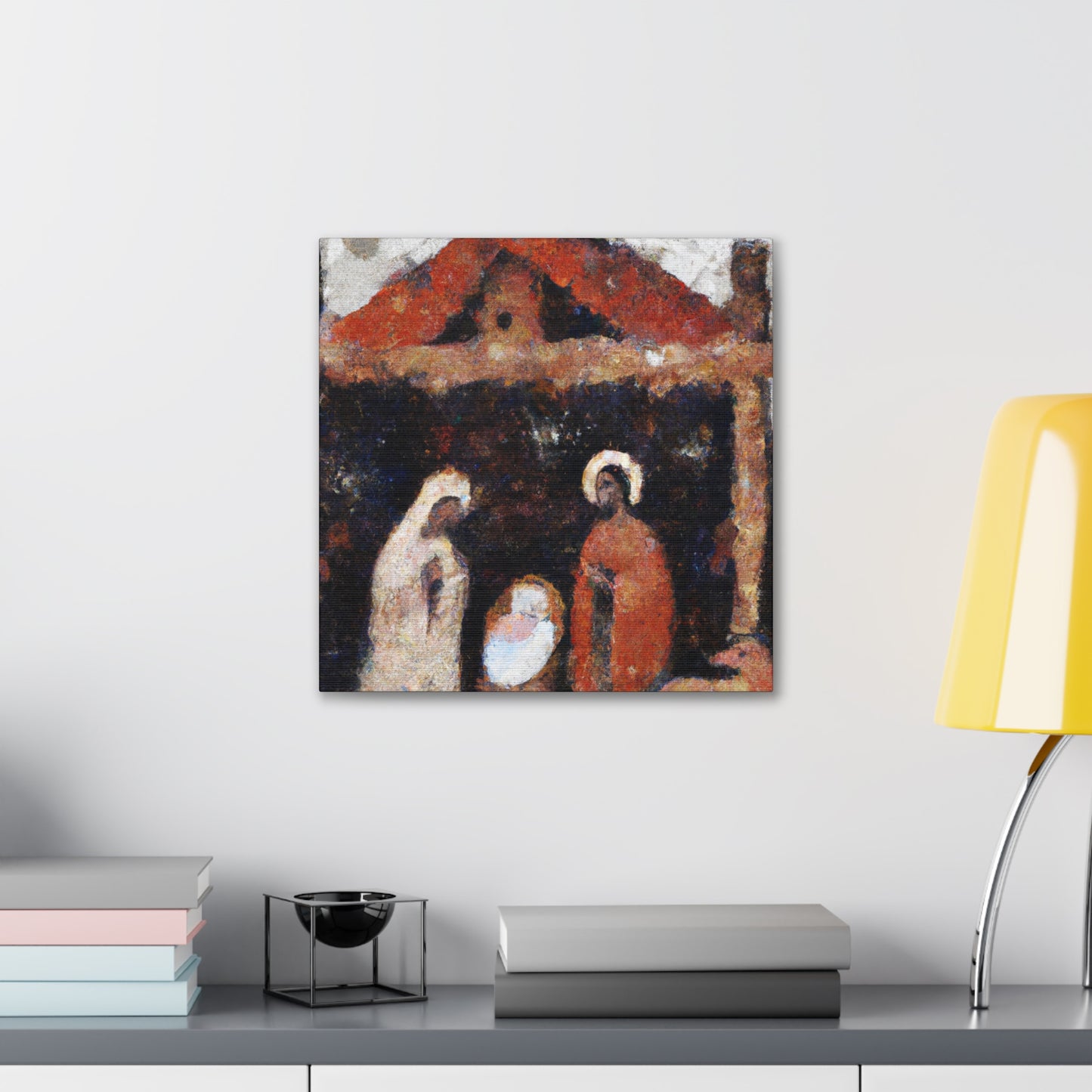 Infant's Midnight Manger - Canvas