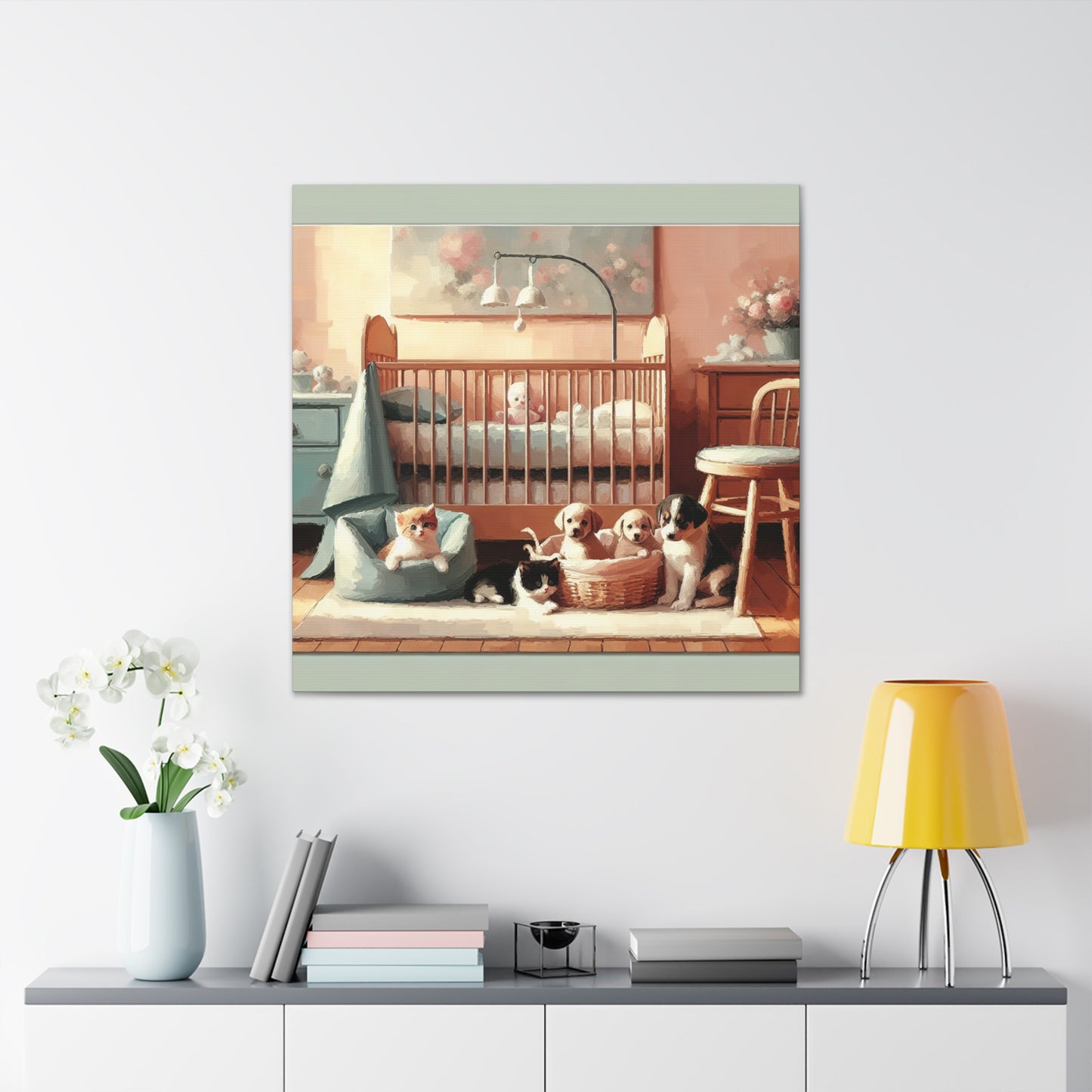 Furry Blissful Whimsy - Canvas