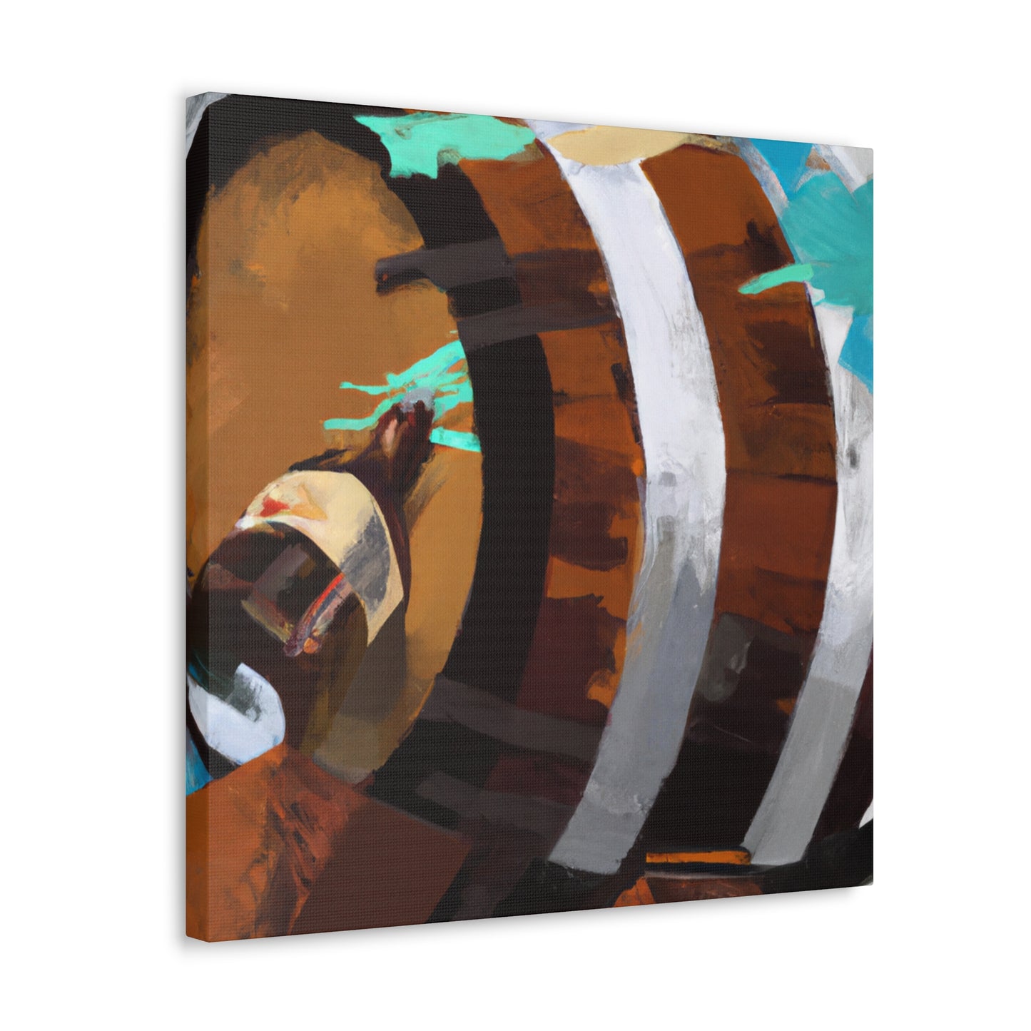 "Whiskey Barrel Surreality" - Canvas