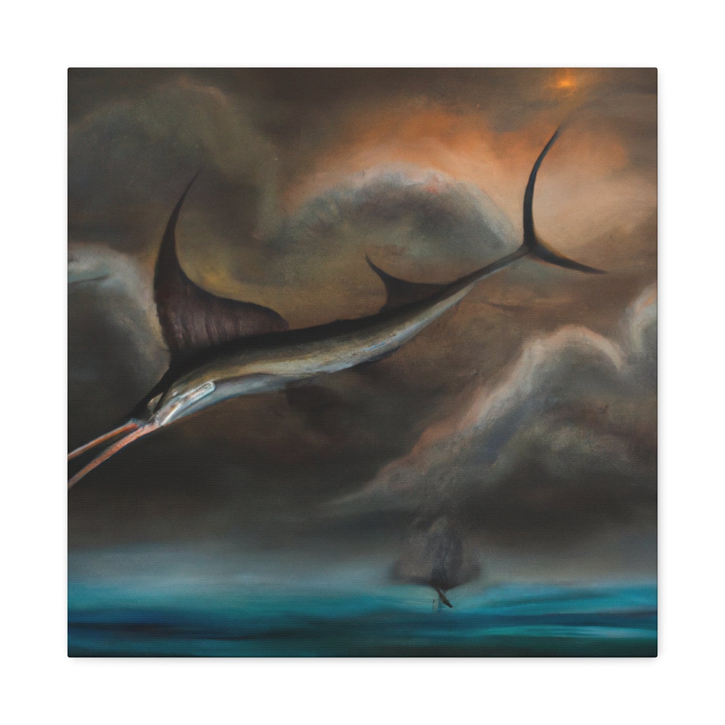 "Sailfish Surreal Dreaming" - Canvas