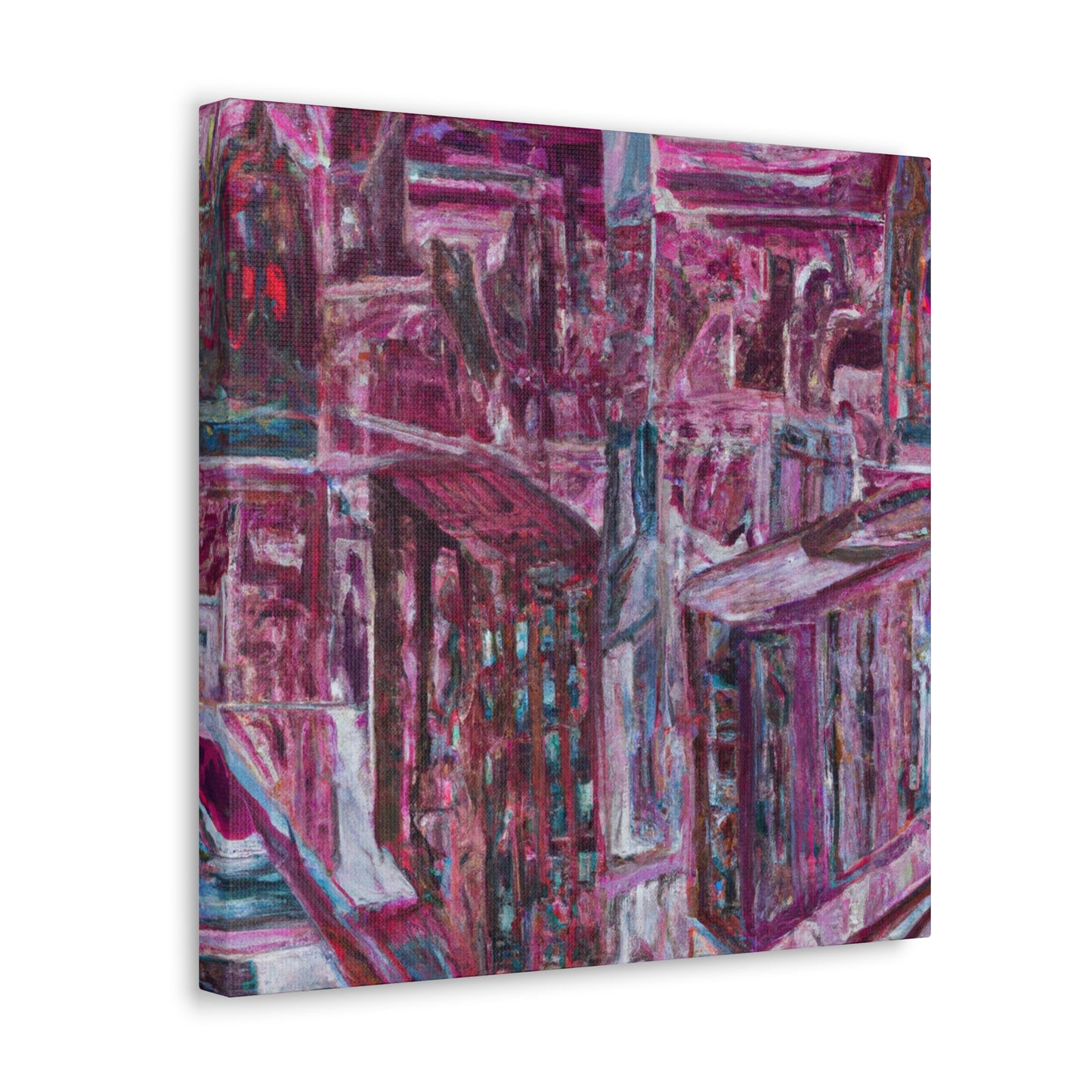 "Renaissance Street Fresco" - Canvas