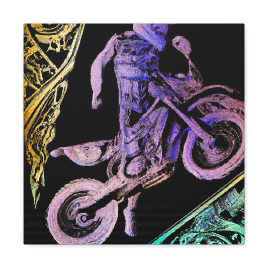 "Motocross inSplendor" - Canvas