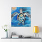 "Sea Turtle Majesty Reigns" - Canvas