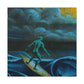 "Surfer on a Wave" - Canvas