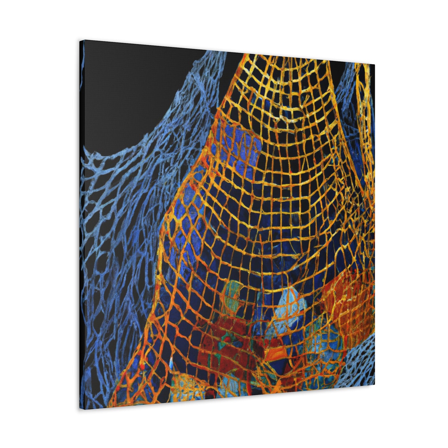 "Net of Forgotten Fishes" - Canvas