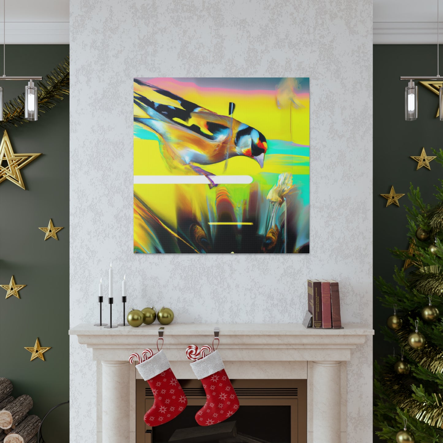 American Goldfinch Dreaming - Canvas