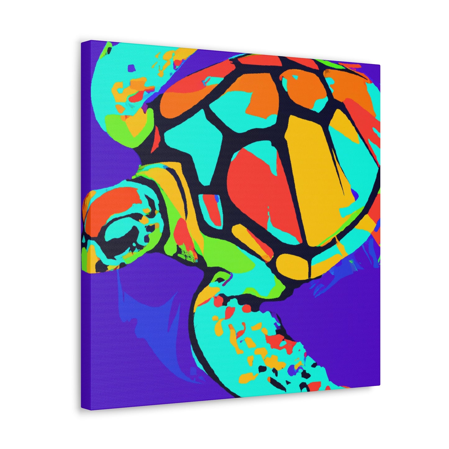 Sea Turtle Pop Brilliance - Canvas