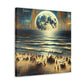 Celestial Nocturnal Revelry - Canvas