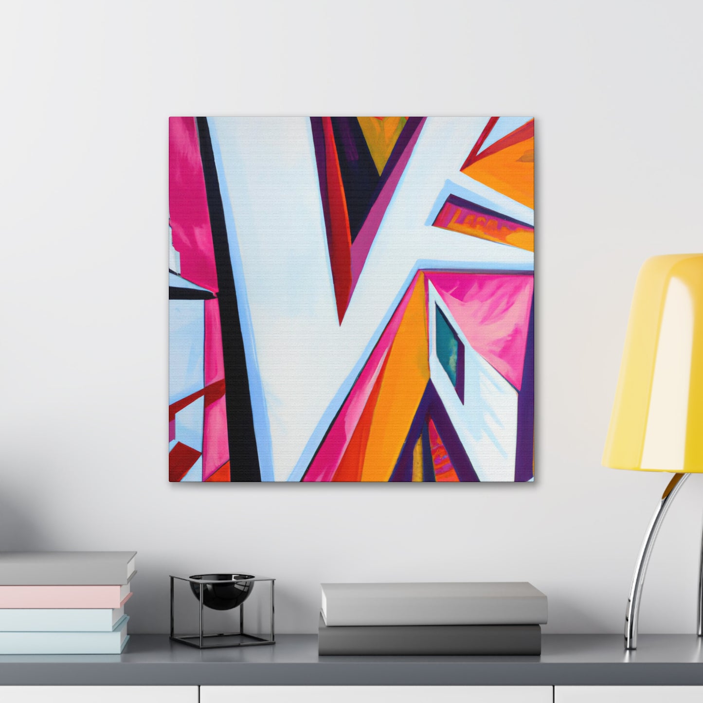 "M in Deco Splendor" - Canvas