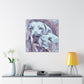 "Weimaraner In Impressionism" - Canvas