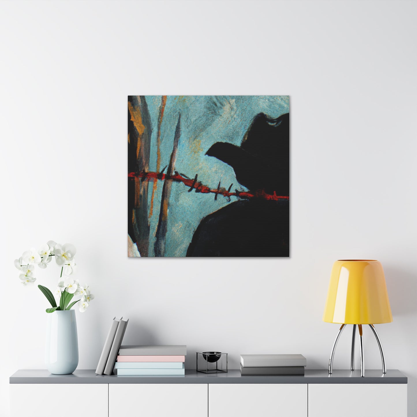 Barbed Wire Dreamscape - Canvas