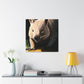 "Wombat in Art Deco" - Canvas