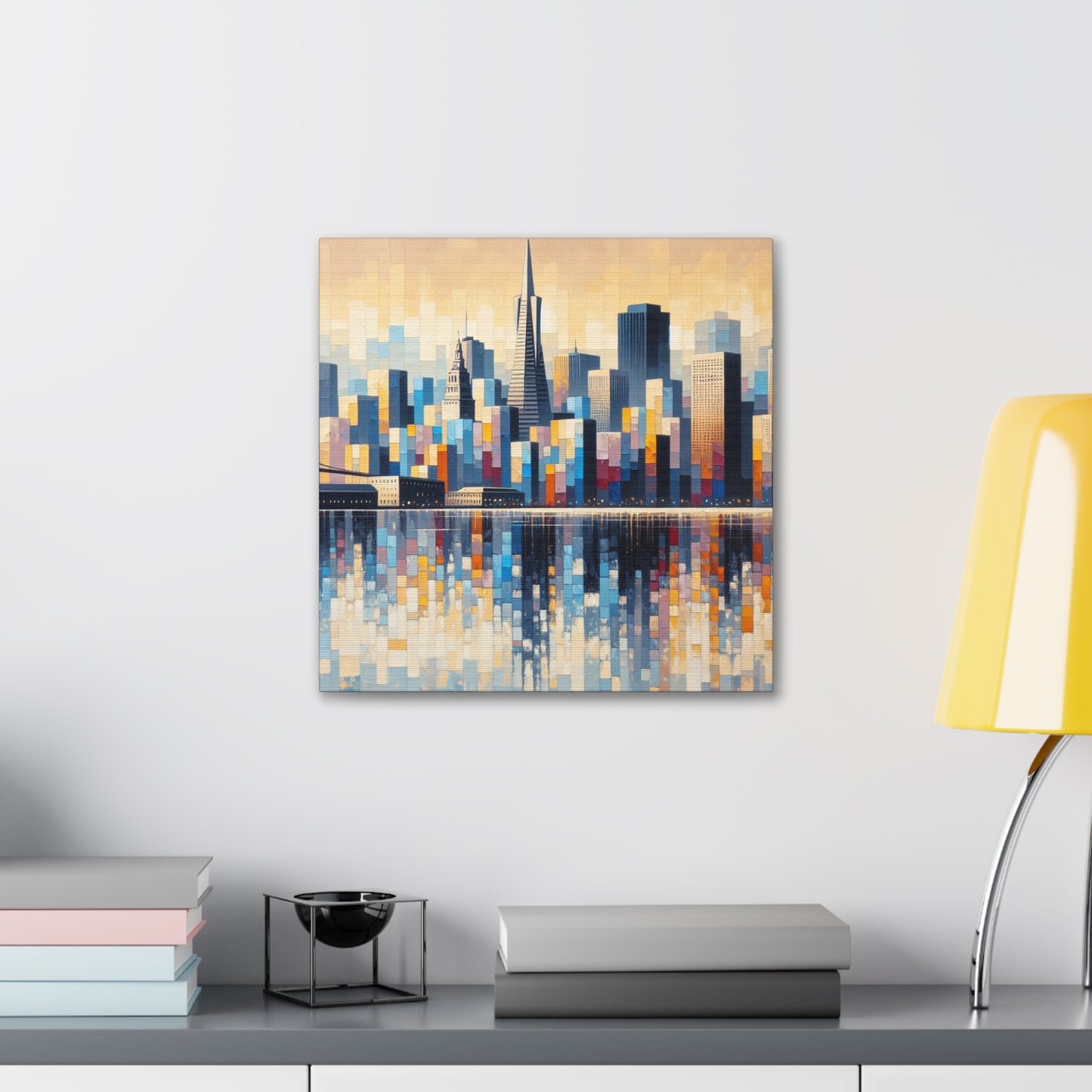 Urban Serenade in Fog - Canvas