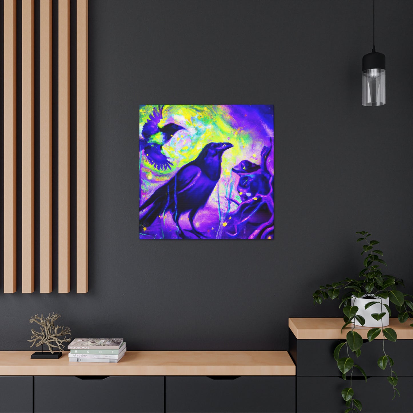 "Crow in Dreamland" - Canvas