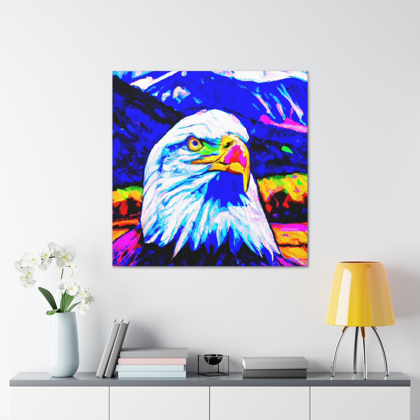 "Majestic Flying Eagle" - Canvas