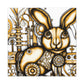 Rabbit in Steamsteel - Canvas