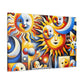 Joyful Celestial Encounters - Canvas